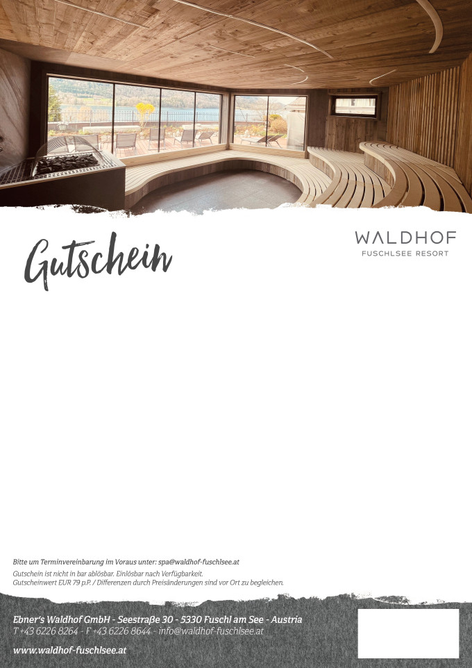 Waldhof Early-Bird Spa